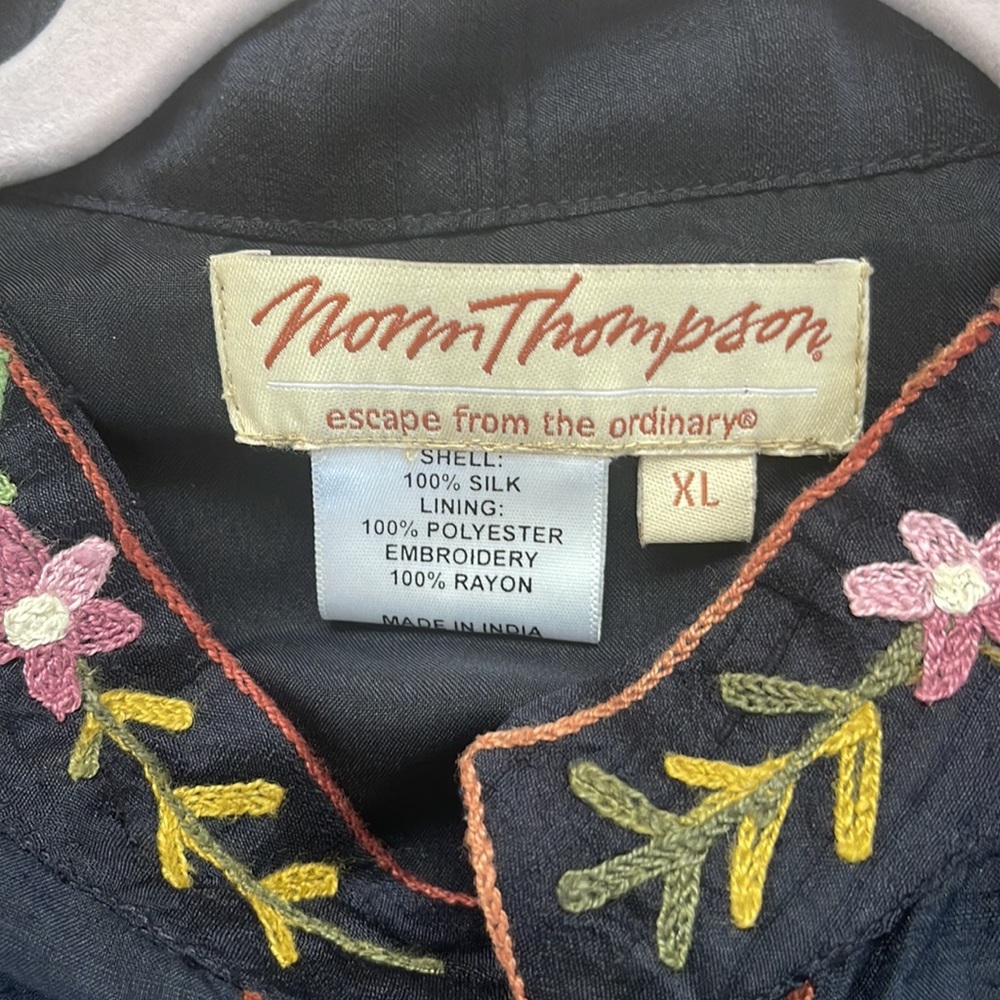 Norm Thompson Embroidered South Jacket - Picture 2 of 5